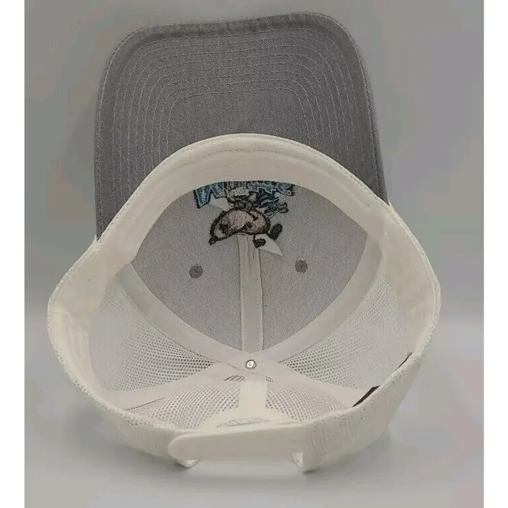 Putts For Mutts Gray White Trucker Hat Embroidered Port Authority Golf Dog‎